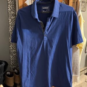 Express Men's Classic Navy Polo Shirt